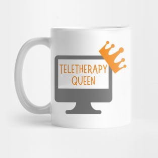 Funny Teletherapy Design for Virtual Therapists Mug